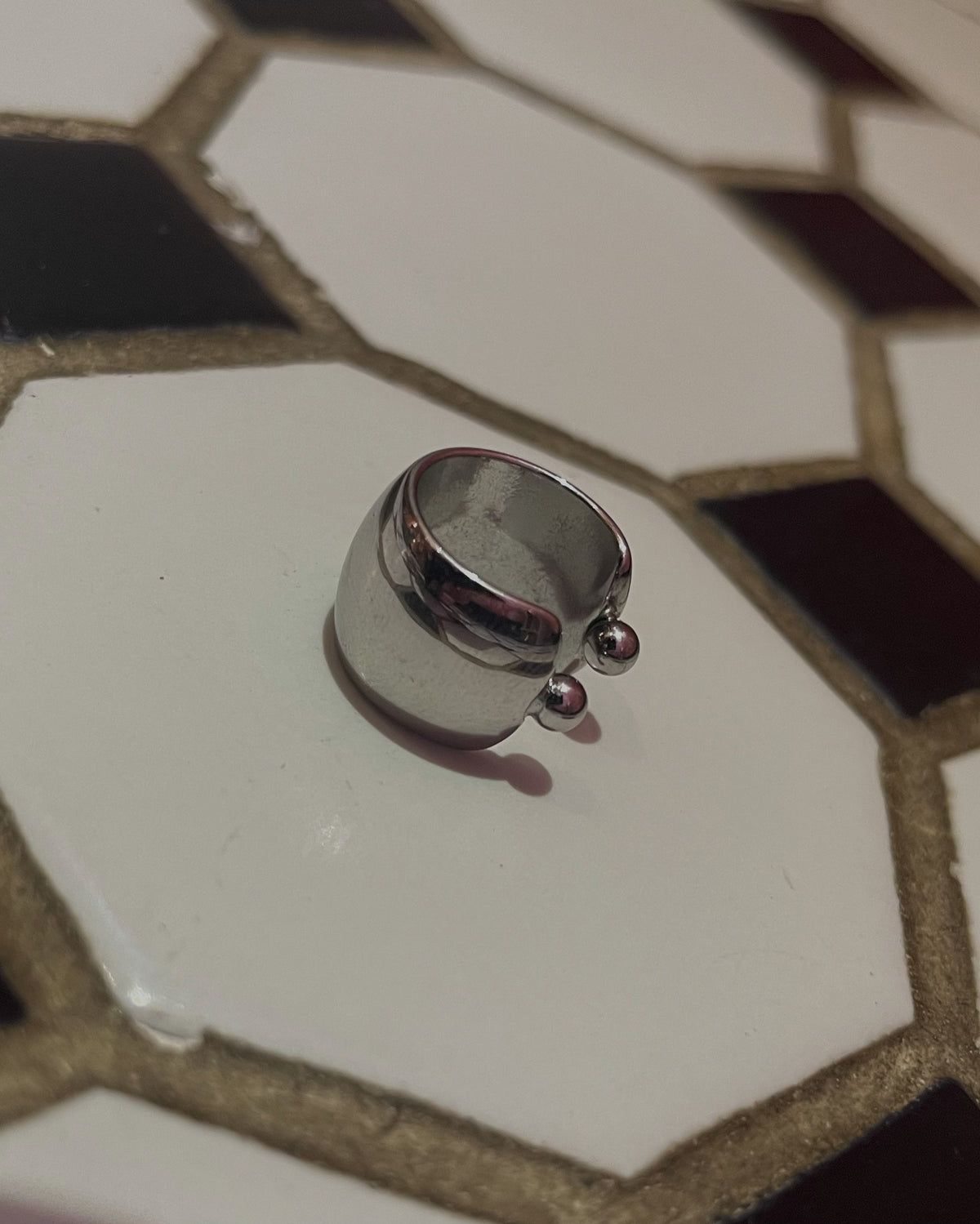 Earcuff Liso · Plateado